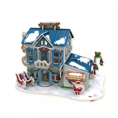 Рождественский домик 2 (с подсветкой) - Фото 1