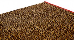 Простыня-покрывало махровая пестротканая с эффектом велюра «Felidi» (Cleanelly, 2-спальная, хлопок,180х212 см) - Фото 1