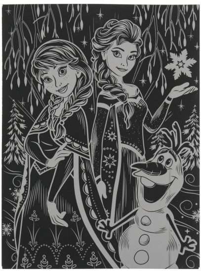 Гравюра «Снежная принцесса»