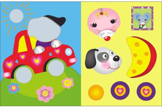 Аппликации. Мишка Топтыжка. Мышка Муся. Комплект из 4 книг