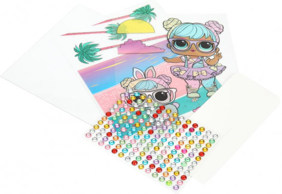 Картина наклейками «L.O.L»