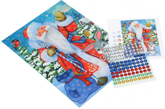 Аппликация из страз «Новый год»