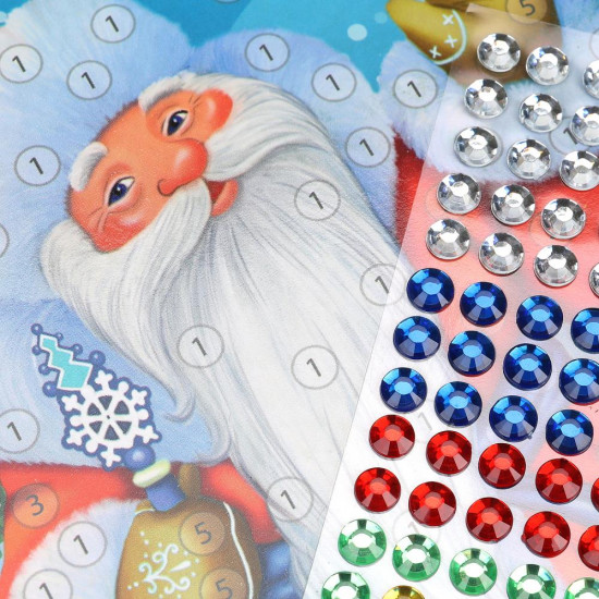 Аппликация из страз «Новый год»