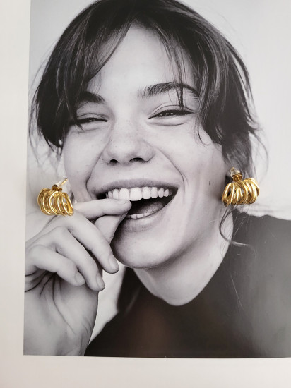 Серьги-гвоздики женские