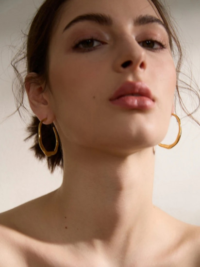 Серьги-кольца женские