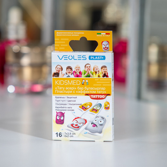 Набор детских пластырей с эффектом «тату»