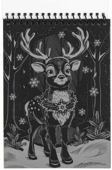 Блокнот-гравюра «Новый год»