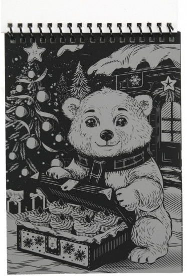 Блокнот-гравюра «Новый год»