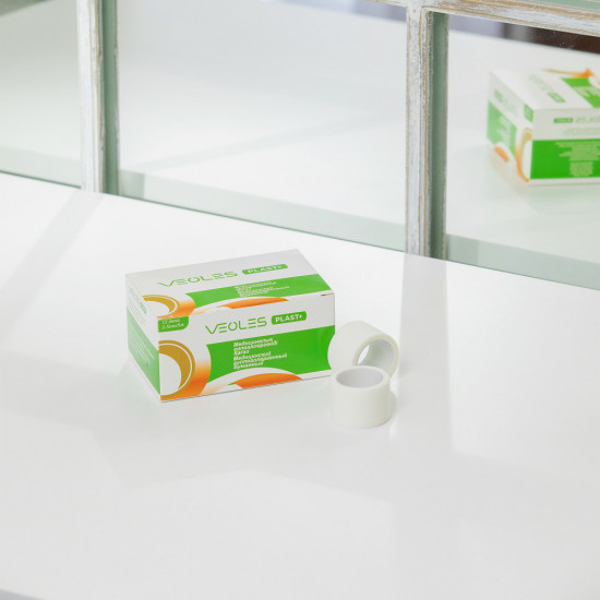 Пластырь в рулоне медицинский на бумажной основе