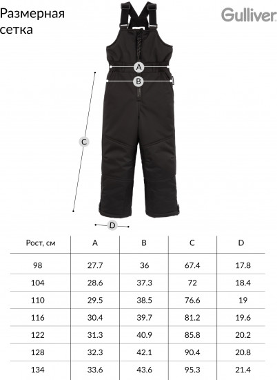 Полукомбинезон для мальчика зимний стёганый на флисе