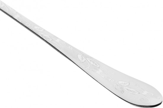 Ложка чайная с удлиненной ручкой «Цветы»