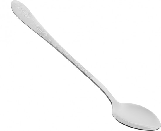 Ложка чайная с удлиненной ручкой «Цветы»