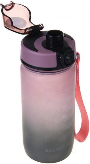 Бутылка спортивная с замком «Ultimate Grey – Elderberry»