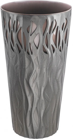 Кашпо для цветов со вставкой