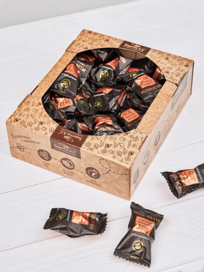 Мягкий грильяж с арахисом, семенами кунжута и подсолнечника, цукатами апельсина и медом «Медофеты»