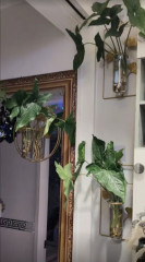 Металлическое панно с мини-вазой - Фото 4