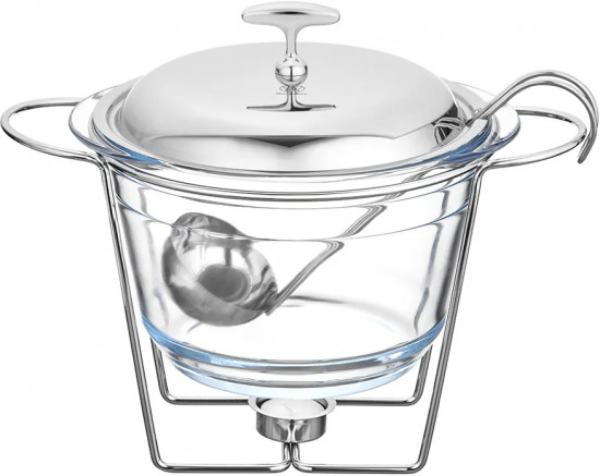 Мармит с крышкой на подставке