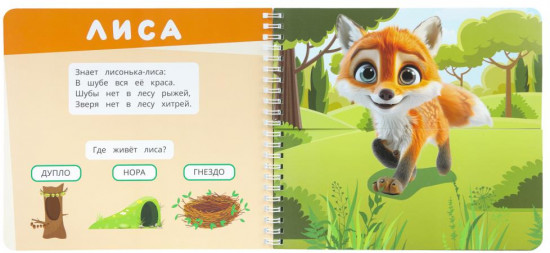 Книга «Лесные животные»