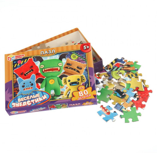 Пазл «Весёлые зубастики»