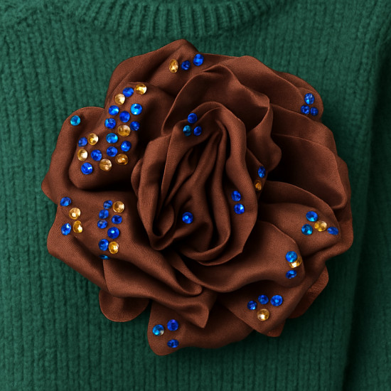 Брошь-цветок