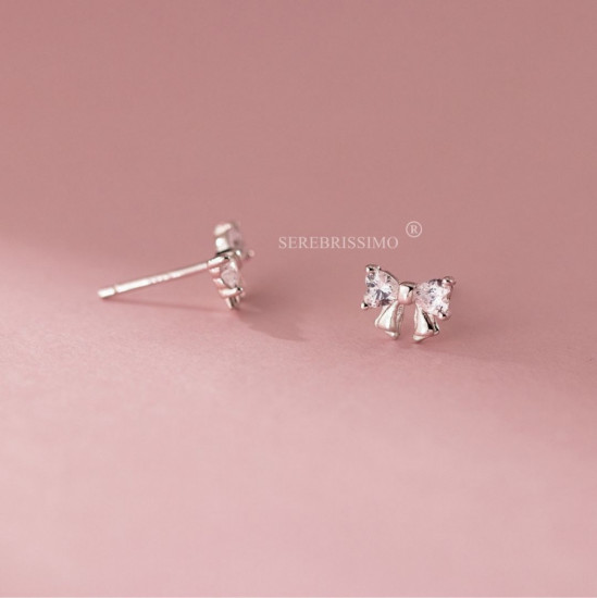 Сережки детские «Бантики»