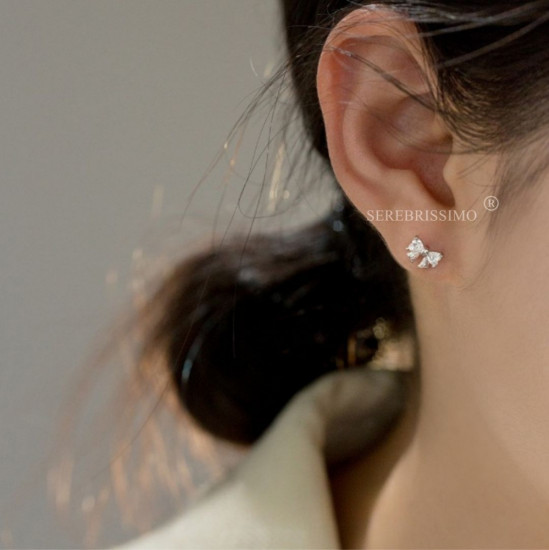 Сережки детские «Бантики»