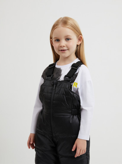 Полукомбинезон для девочки зимний стёганый на флисе