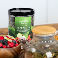 Чай травяной с яблоком, плодами шиповника, баданом, листом смородины - Фото 6