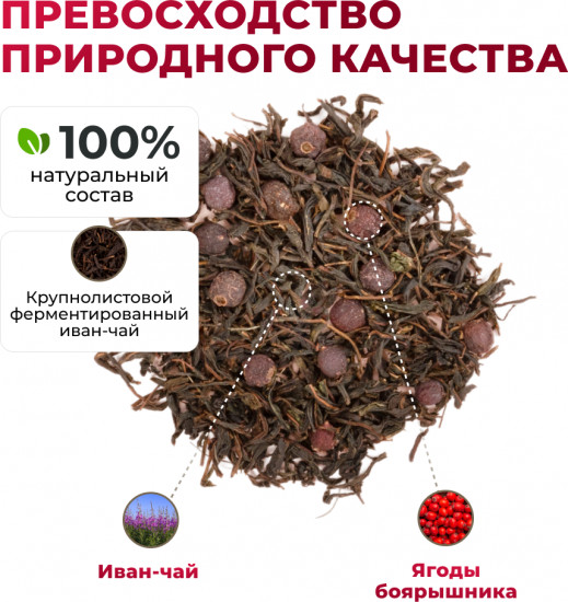 Иван чай ферментированный с боярышником