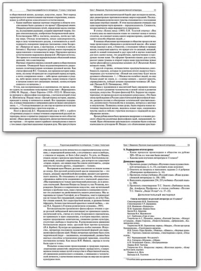 Поурочные разработки по литературе. 11 класс