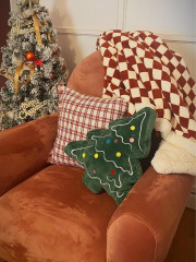 Декоративная новогодняя подушка «Ёлочка» - Фото 1