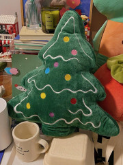 Декоративная новогодняя подушка «Ёлочка» - Фото 2