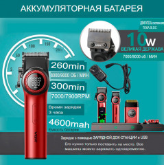 Профессиональный набор для барберов Stepless Pro 3 in 1 - Фото 6