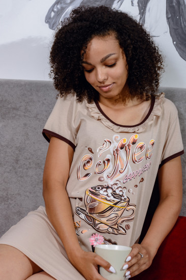 Сорочка женская «Кофе»