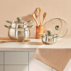 Набор кастрюль с крышкой «Марли» - Фото 8