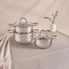 Набор кастрюль с крышкой «Альбер» - Фото 6