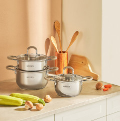 Набор кастрюль с крышкой «Альбер» - Фото 8