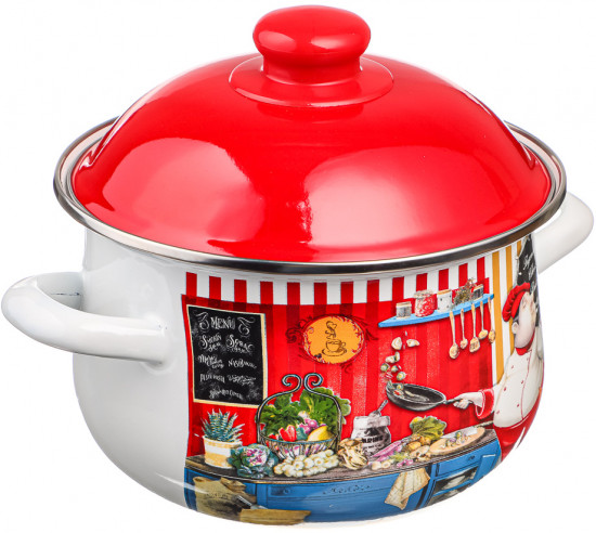 Кастрюля с крышкой «Повар»