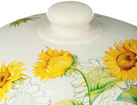 Кастрюля с крышкой «Подсолнухи»