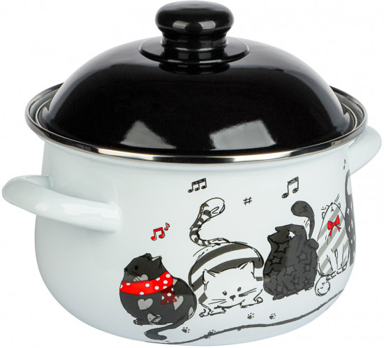 Кастрюля с крышкой «Хвостатые друзья»