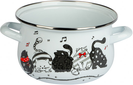 Кастрюля с крышкой «Хвостатые друзья»
