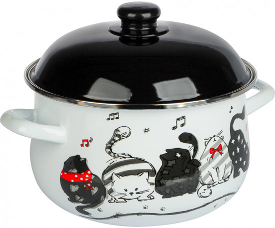 Кастрюля с крышкой «Хвостатые друзья»
