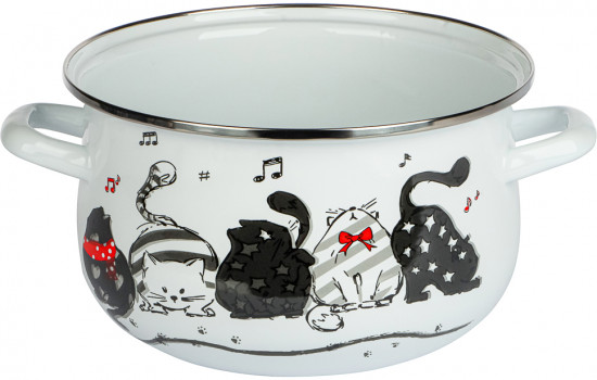 Кастрюля с крышкой «Хвостатые друзья»