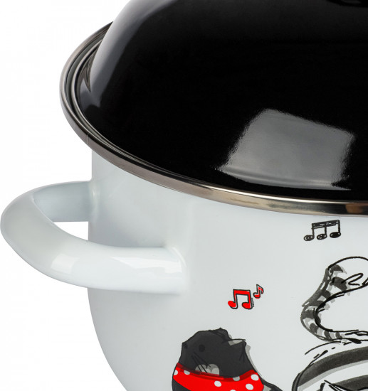 Кастрюля с крышкой «Хвостатые друзья»