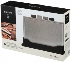 Набор досок разделочных на подставке - Фото 8