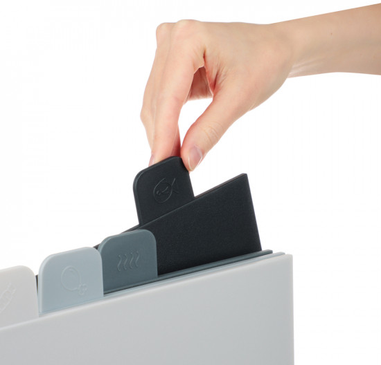 Набор досок разделочных на подставке