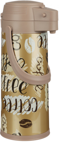 Термос с пневмонасосом «Мокко»