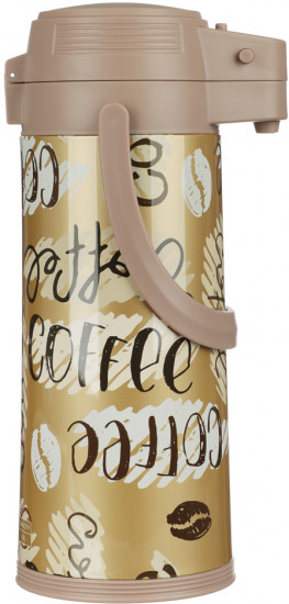 Термос с пневмонасосом «Мокко»