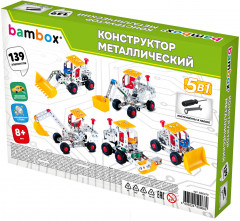 Конструктор металлический «Строительная техника 5 в 1» - Фото 4