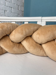 Бортик в кроватку «Косичка» - Фото 1